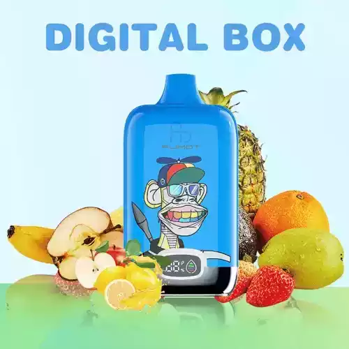 RandM Fumot Digital Box 12000 puffs Disposable Vape met 20ml E-liquid en 49 Smaken