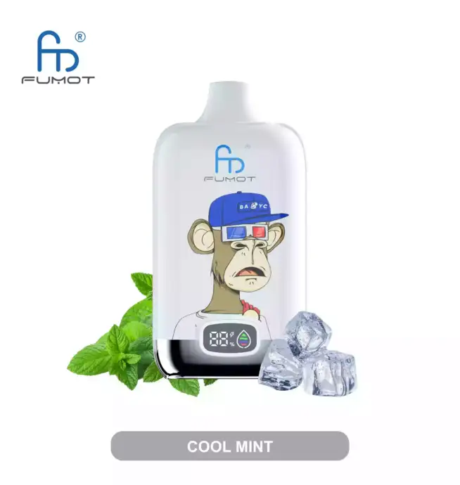 RandM Fumot Digital Box 12000 puffs Disposable Vape met 20ml E-liquid en 49 Smaken