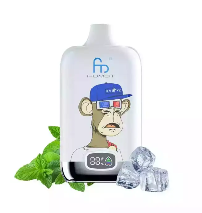 RandM Fumot Digital Box 12000 puffs Disposable Vape met 20ml E-liquid en 49 Smaken