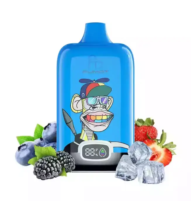 RandM Fumot Digital Box 12000 puffs Disposable Vape met 20ml E-liquid en 49 Smaken