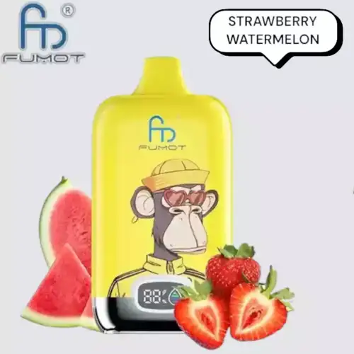 RandM Fumot 12000 puffs Disposable Vape Aardbei Watermeloen Smaak
