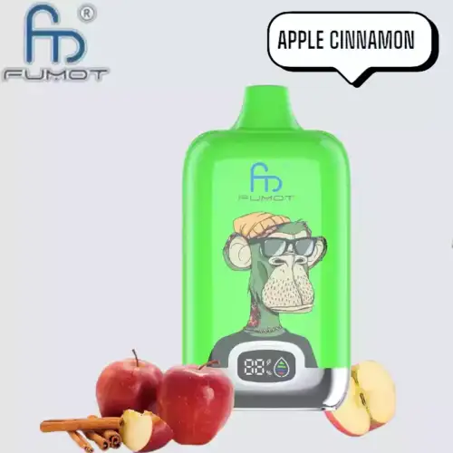 RandM Fumot Digital Box 12000 Puffs Disposable Vape Apple Cinnamon