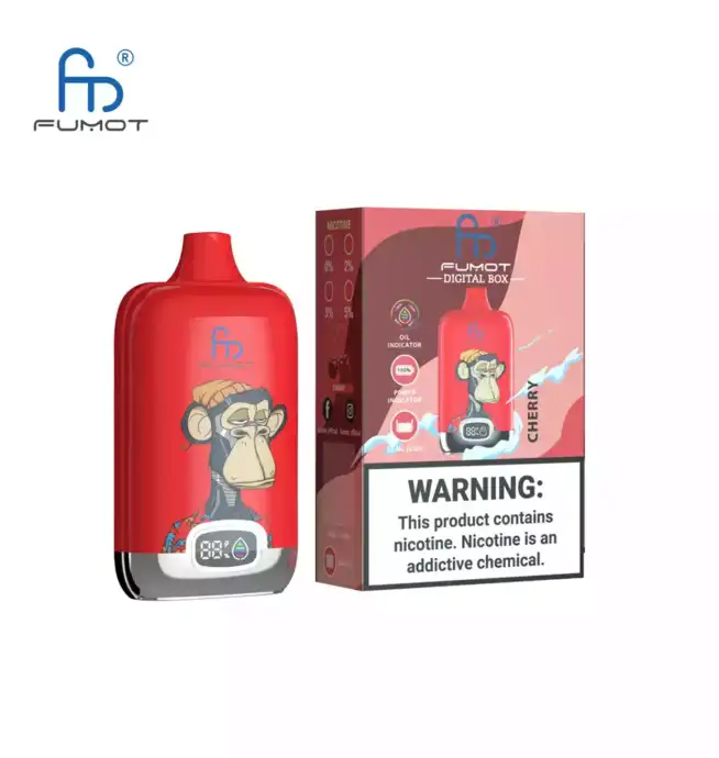 RandM Fumot Digital Box 12000 Puffs Disposable Vape Kers Smaak