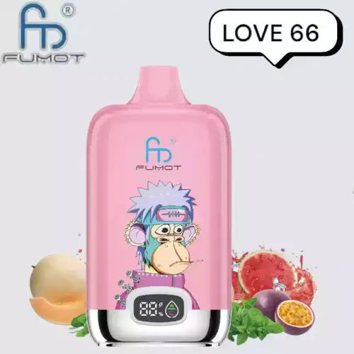 RandM Fumot Digital Box 12000 Puffs Disposable Vape Love 66