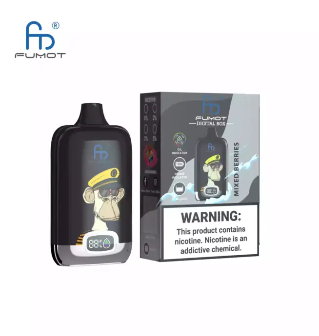 RandM Fumot Digital Box 12000 Puffs Disposable Vape Mixed Berries