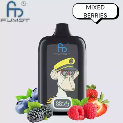 RandM Fumot Digital Box 12000 Puffs Disposable Vape Mixed Berries