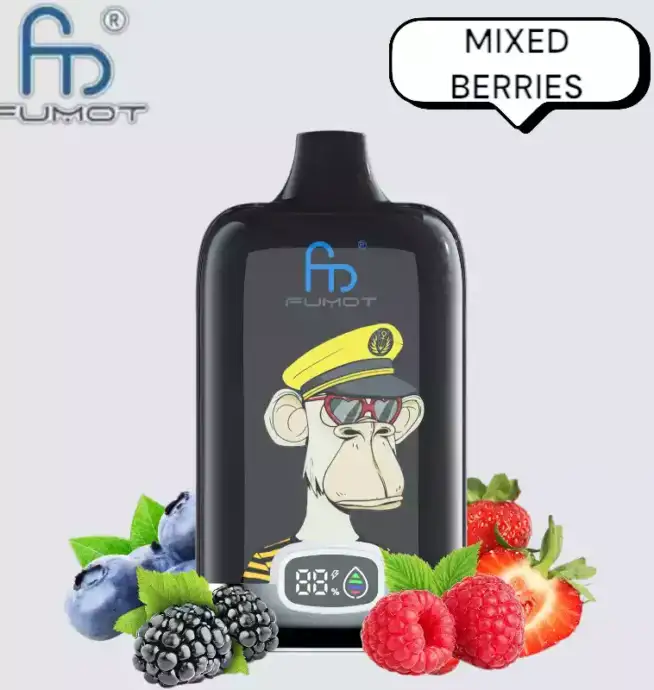 RandM Fumot Digital Box 12000 Puffs Disposable Vape Mixed Berries