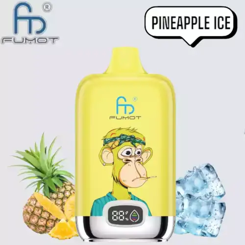 RandM Fumot Digital Box 12000 Puffs Disposable Vape Pineapple Ice