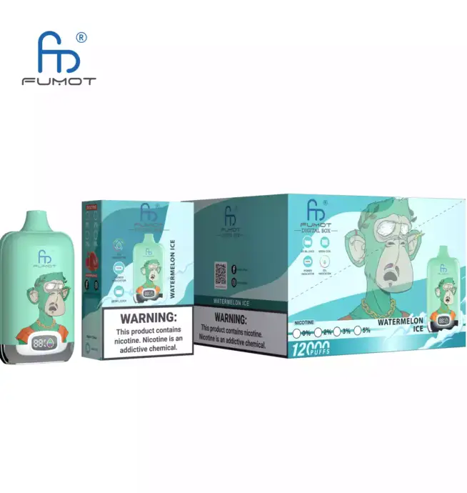 RandM Fumot Digital Box 12000 Puffs Disposable Vape Watermelon Ice - Afbeelding 3