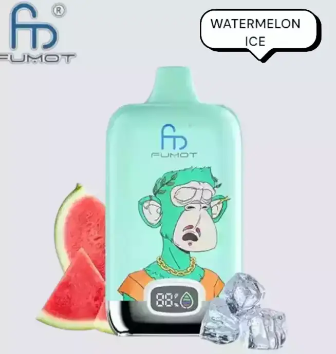 RandM Fumot Digital Box 12000 Puffs Disposable Vape Watermelon Ice