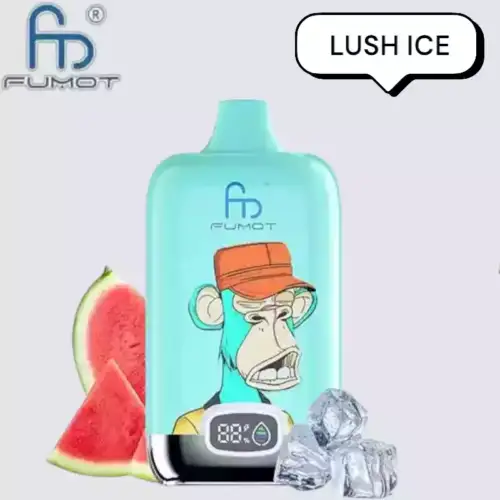 RandM Fumot Digital Box 12000 Puffs Disposable Vape  Lush Ice Sensatie