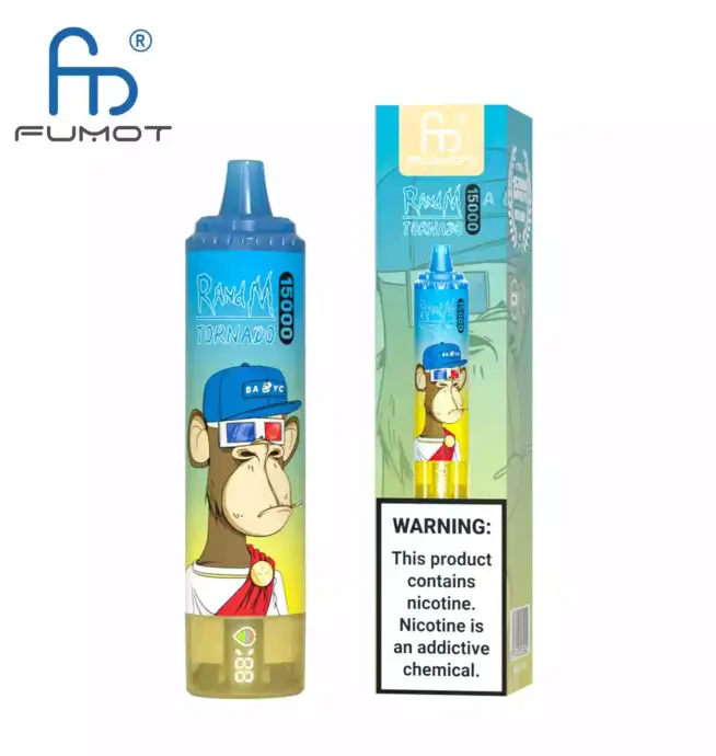 RandM Tornado 15000 puffs Disposable Vape met 41 Smaken