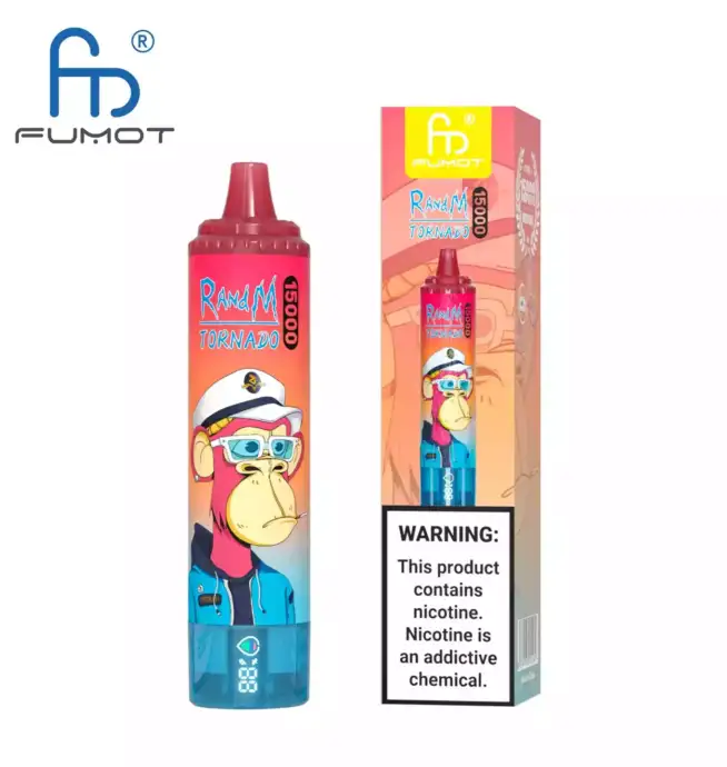 RandM Tornado 15000 puffs Disposable Vape met 41 Smaken