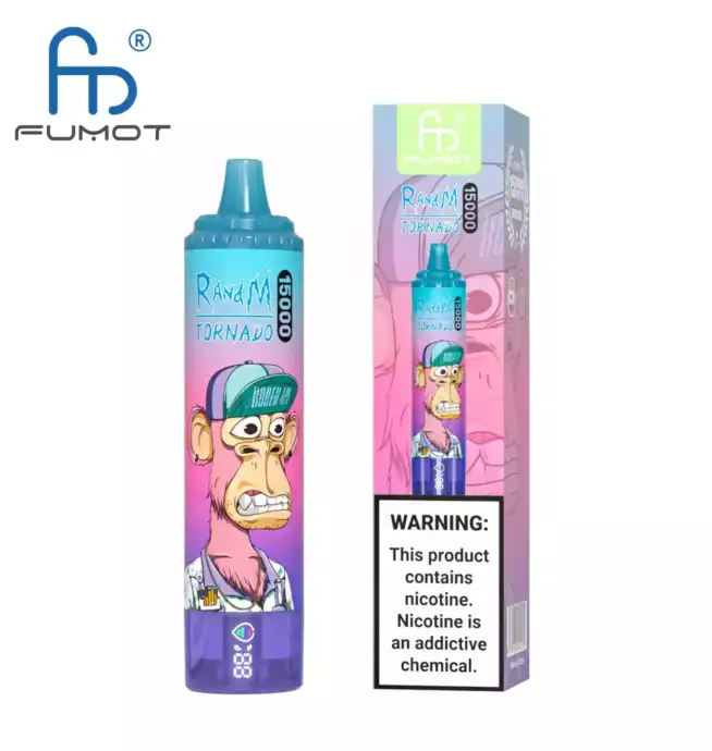 RandM Tornado 15000 puffs Disposable Vape met 41 Smaken