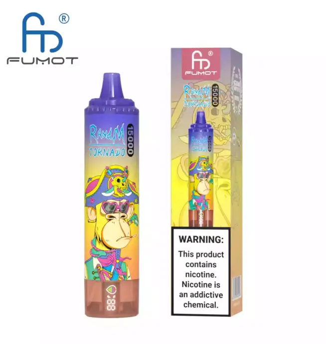 RandM Tornado 15000 puffs Disposable Vape met 41 Smaken