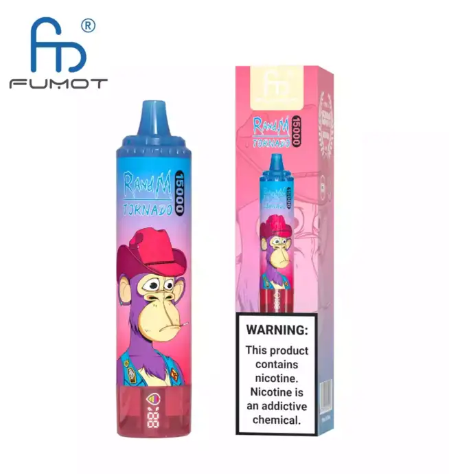 RandM Tornado 15000 puffs Disposable Vape met 41 Smaken