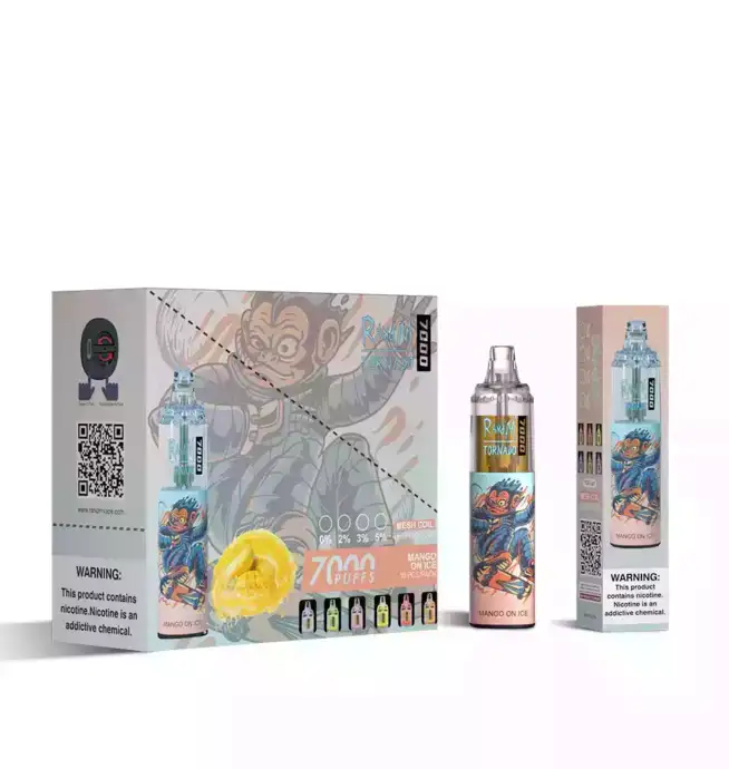 RandM Tornado 7000 Puffs Vape Mango on Ice