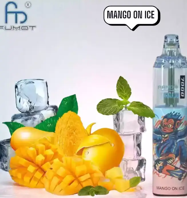 RandM Tornado 7000 Puffs Vape Mango on Ice