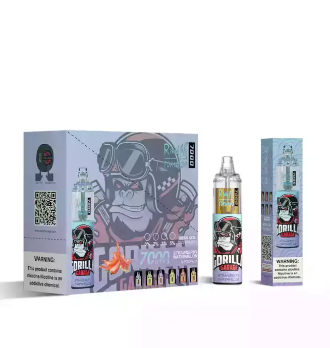RandM Tornado 7000 Puffs Vape – Aardbei Druif