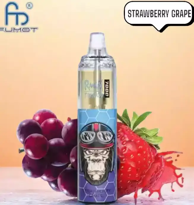 RandM Tornado 7000 Puffs Vape – Aardbei Druif