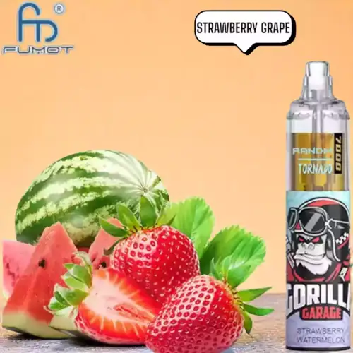 RandM Tornado 7000 Puffs Vape – Aardbei Druif