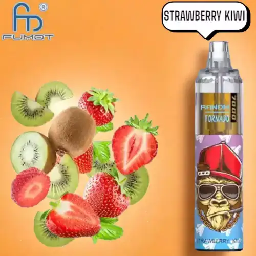RandM Tornado 7000 Puffs Vape – Aardbei Kiwi