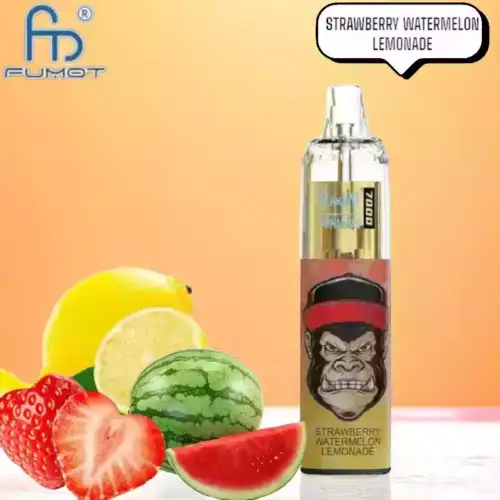 RandM Tornado 7000 Puffs Vape – Aardbei-watermeloenlimonade