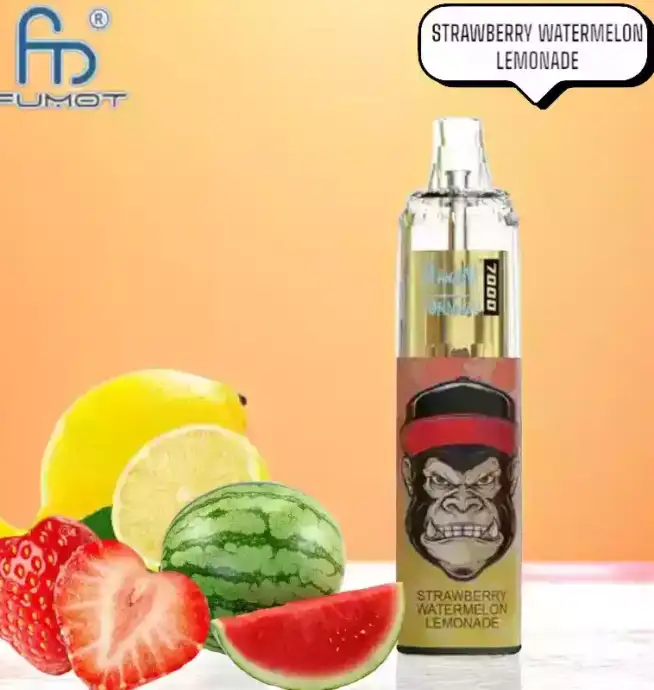 RandM Tornado 7000 Puffs Vape – Aardbei-watermeloenlimonade