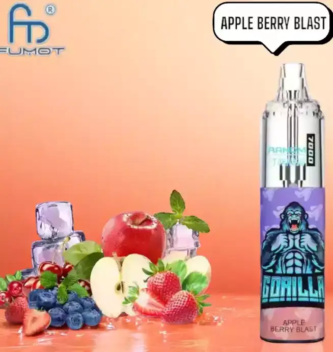 RandM Tornado 7000 Puffs Vape – Appelbessenexplosie