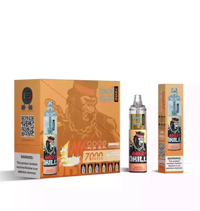 RandM Tornado 7000 Puffs Vape – Bananenmilkshake