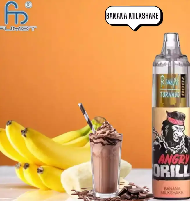 RandM Tornado 7000 Puffs Vape – Bananenmilkshake