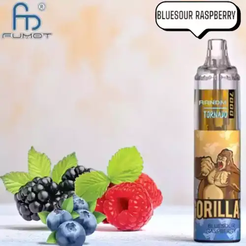 RandM Tornado 7000 Puffs Vape – Blauwe zure framboos