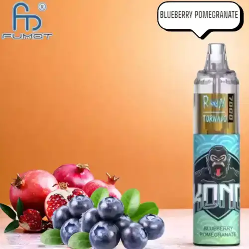 RandM Tornado 7000 Puffs Vape – Bosbes Granaatappel