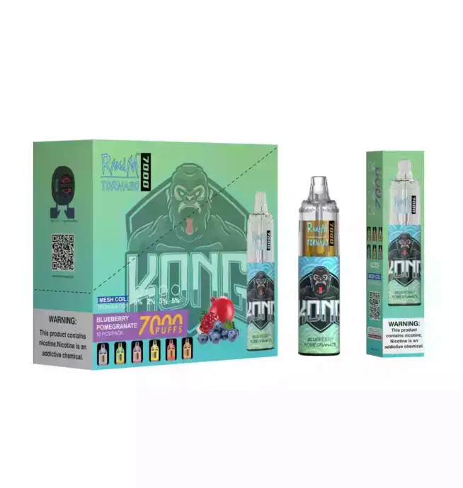 RandM Tornado 7000 Puffs Vape – Bosbes Granaatappel
