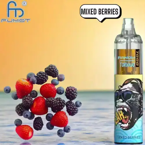 RandM Tornado 7000 Puffs Vape – Gemengde Bessen