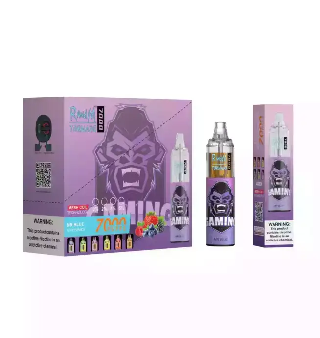 RandM Tornado 7000 Puffs Vape – Mr. Blue