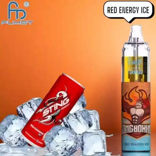 RandM Tornado 7000 Puffs Vape – Rode Energie IJs