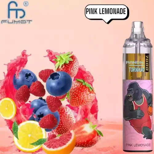RandM Tornado 7000 Puffs Vape – Roze Limonade