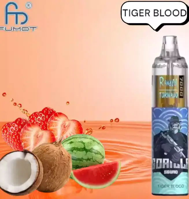 RandM Tornado 7000 Puffs Vape – Tijgerbloed