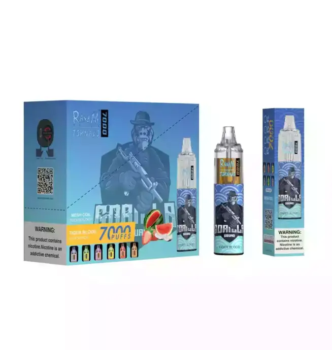 RandM Tornado 7000 Puffs Vape – Tijgerbloed