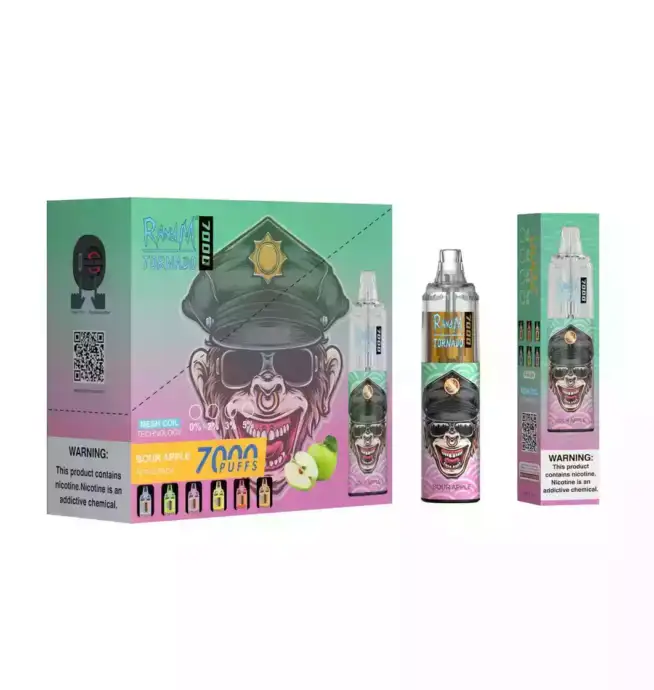 RandM Tornado 7000 Puffs Vape – Zure Appel