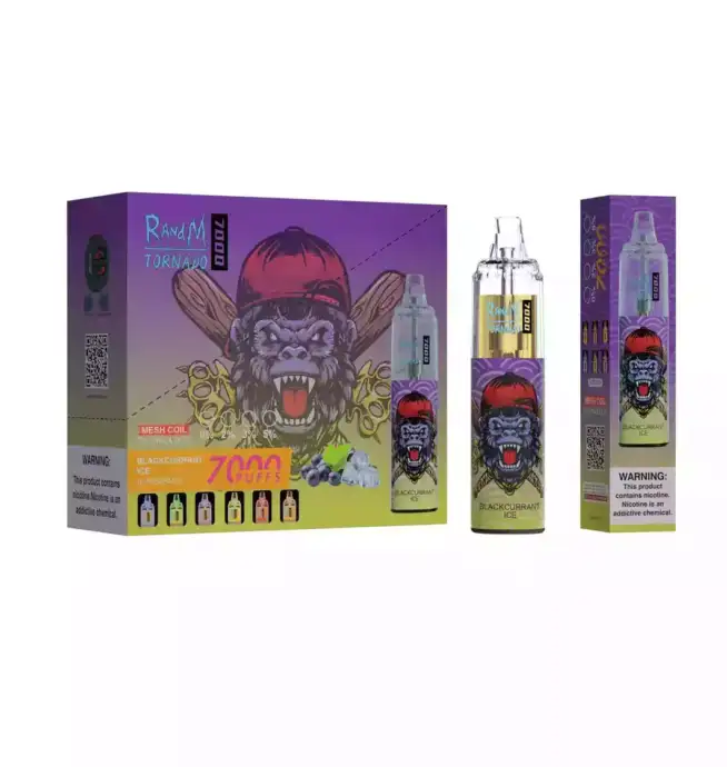 RandM Tornado 7000 Puffs Vape – Zwarte bessenijs