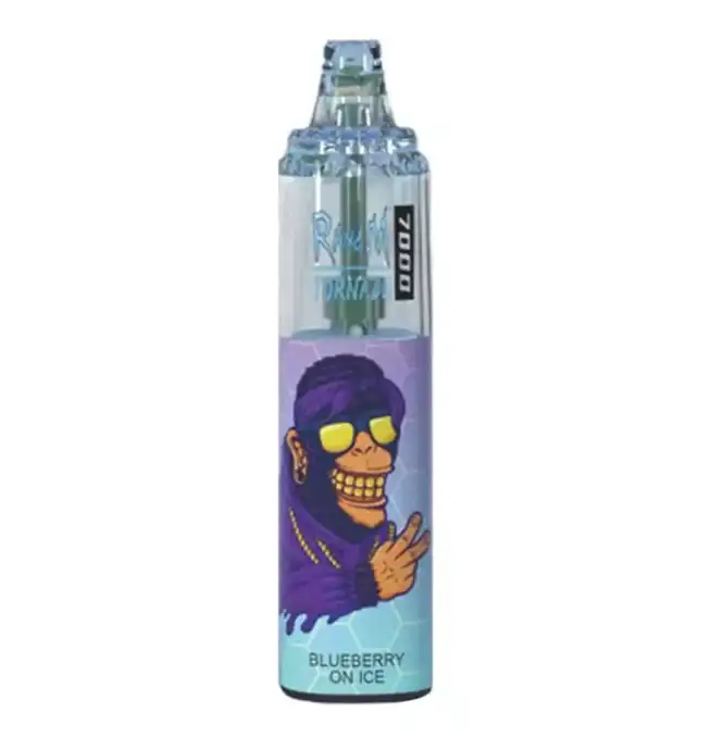 RandM Tornado 7000 puffs Krachtige Disposable Vape met Muziek en 56 Smaken