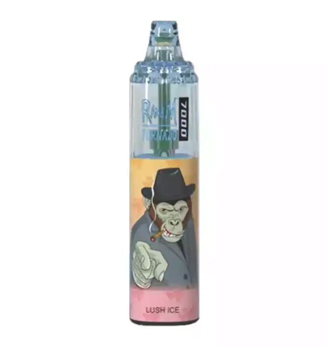 RandM Tornado 7000 puffs Krachtige Disposable Vape met Muziek en 56 Smaken