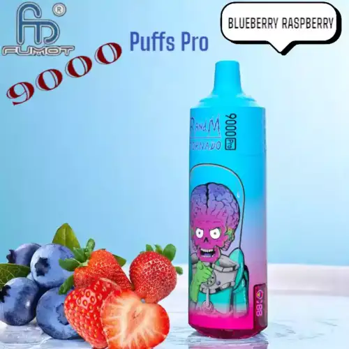RandM Tornado 9000 Puffs Pro Blueberry Raspberry Vape