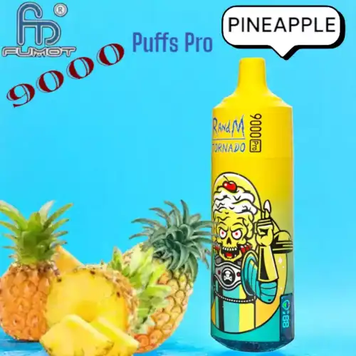 RandM Tornado 9000 Puffs Pro Tropische Pineapple Smaak