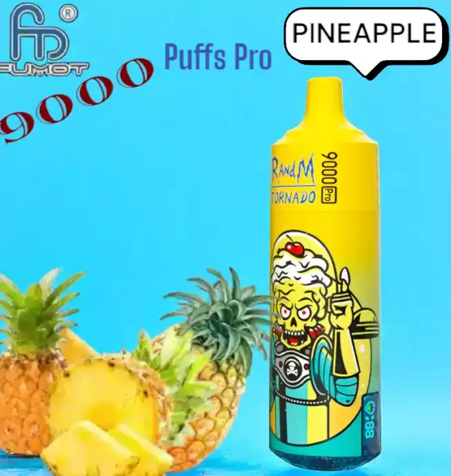 RandM Tornado 9000 Puffs Pro Tropische Pineapple Smaak