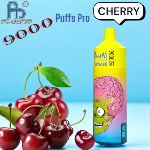 RandM Tornado 9000 Puffs Pro Zoete Cherry Smaak