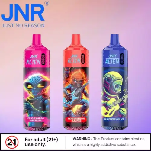 JNR Alien 10000 Puffs Black Dragon Ice 20ml Vape Power
