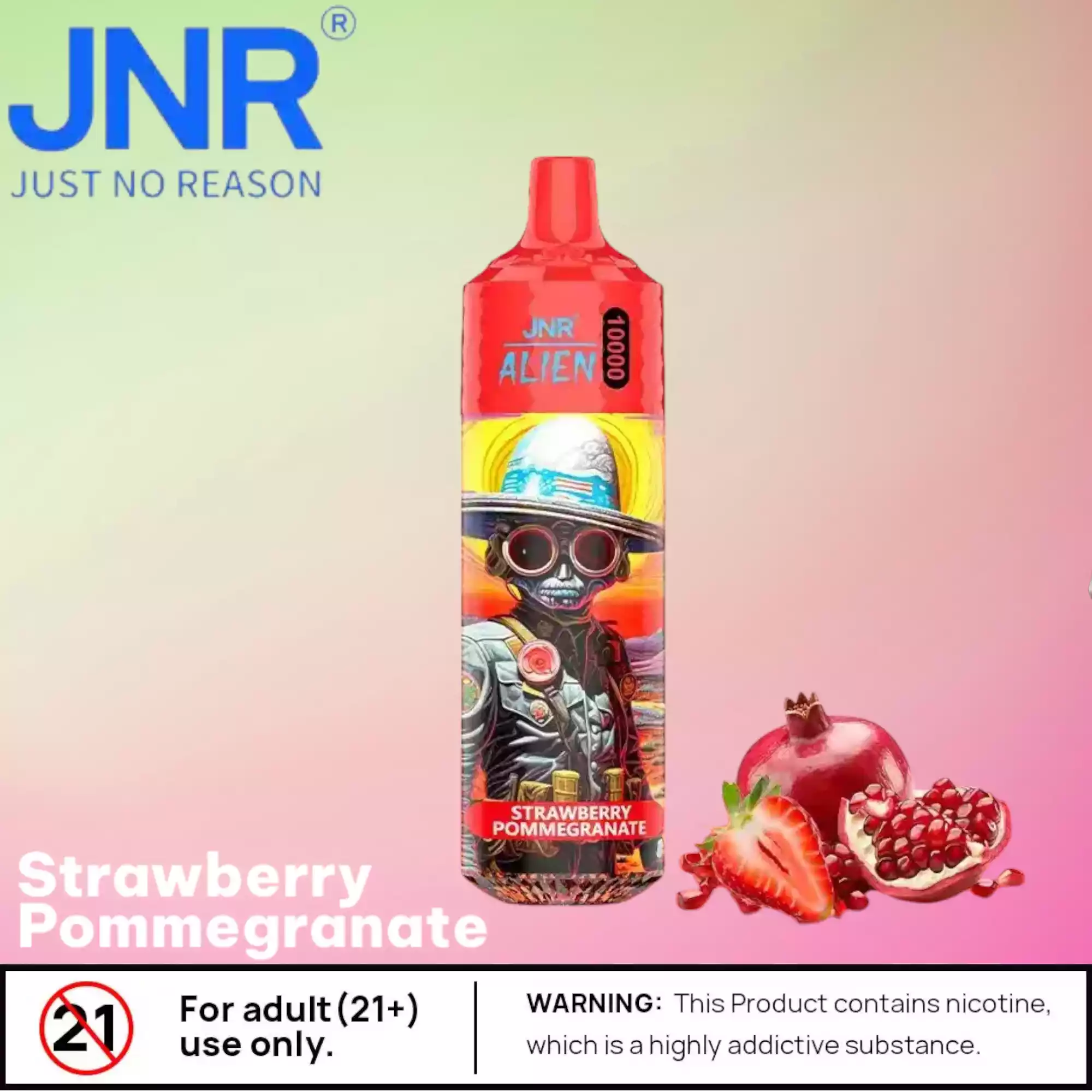 JNR Alien 10000 Puffs Black Dragon Ice 20ml Vape Power